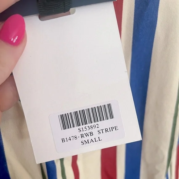 NWT Pomander Place American Striped Kira Mini Dress - Picture 6 of 12